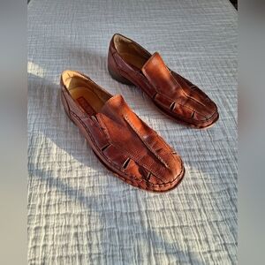 Brown Leather Men's Loafers